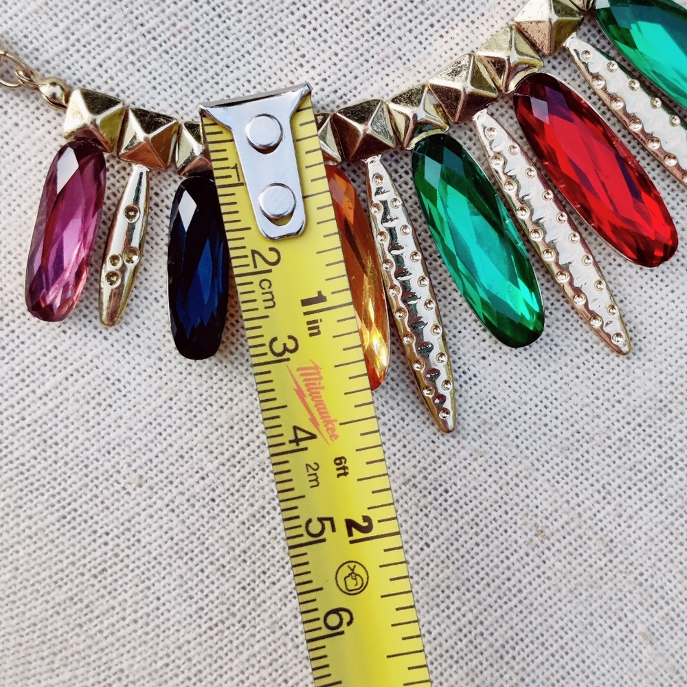 Iman Multicolor Statement Necklace - image 3